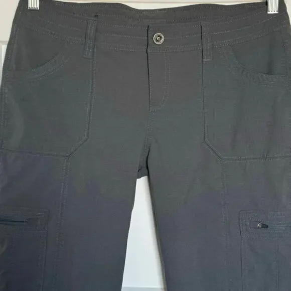 Kuhl Womens Horizn Pant Skinny Dark Gray Size 12 Reg Hiking Outdoors - Picture 5 of 11